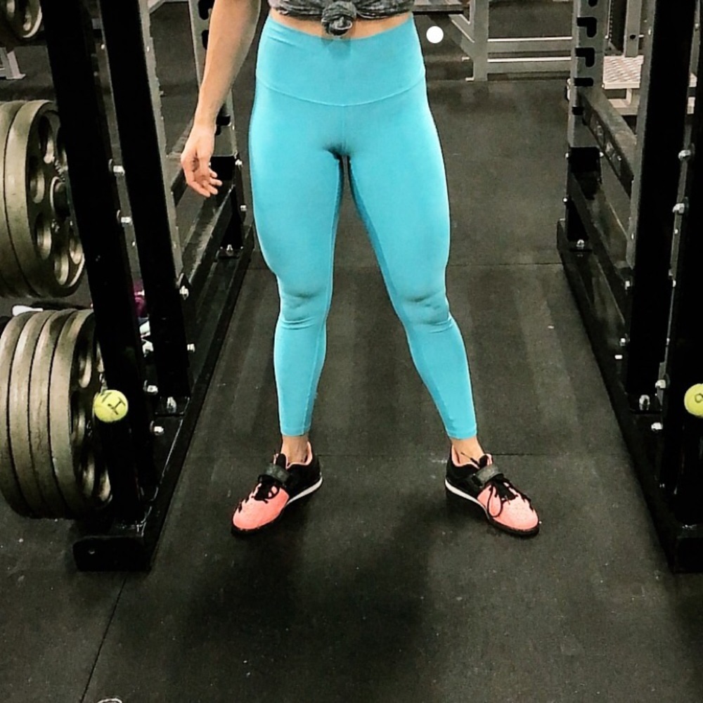 Teal workout leggings